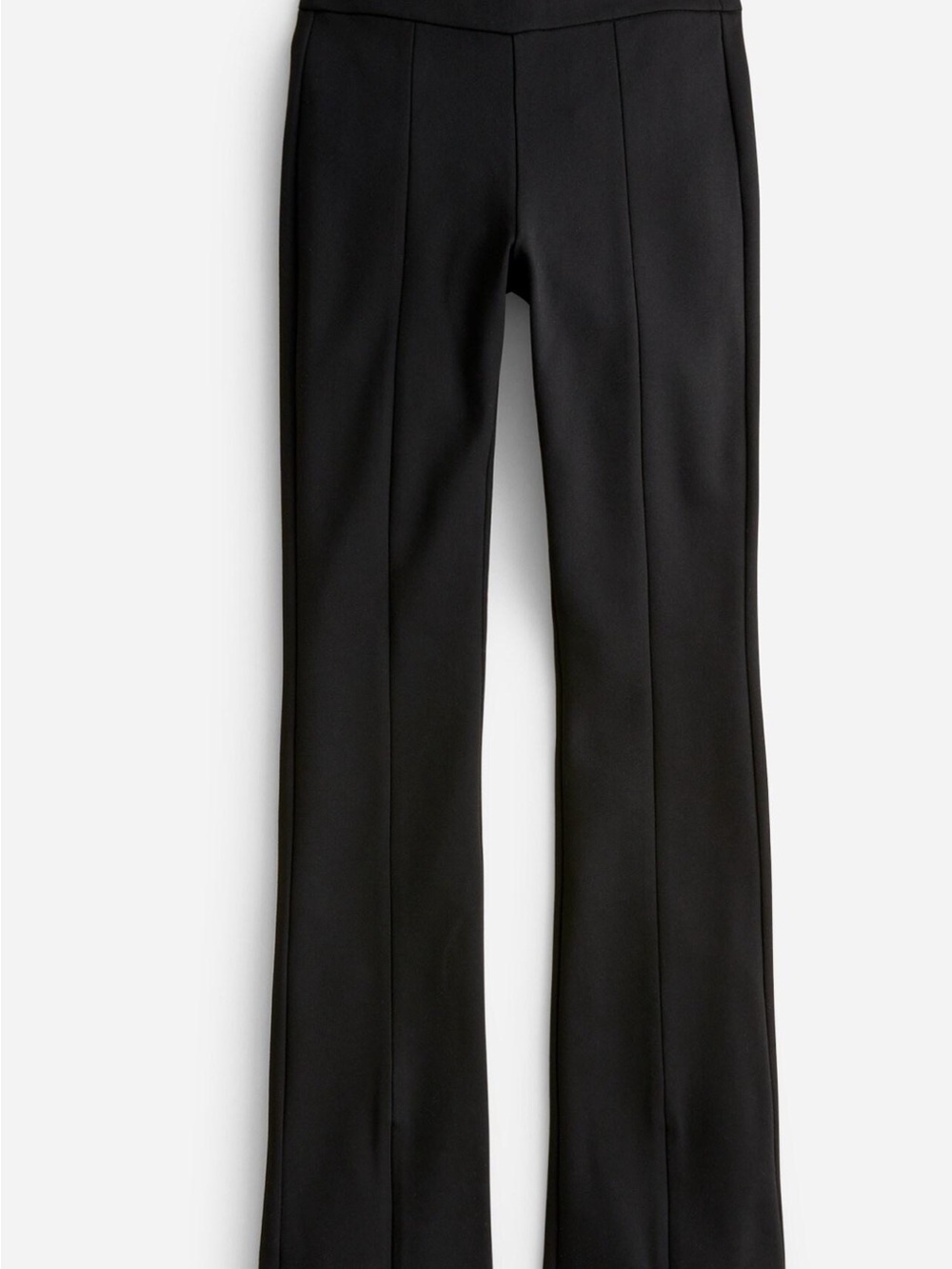 J. Crew Black Tailored Boot-Cut Pants